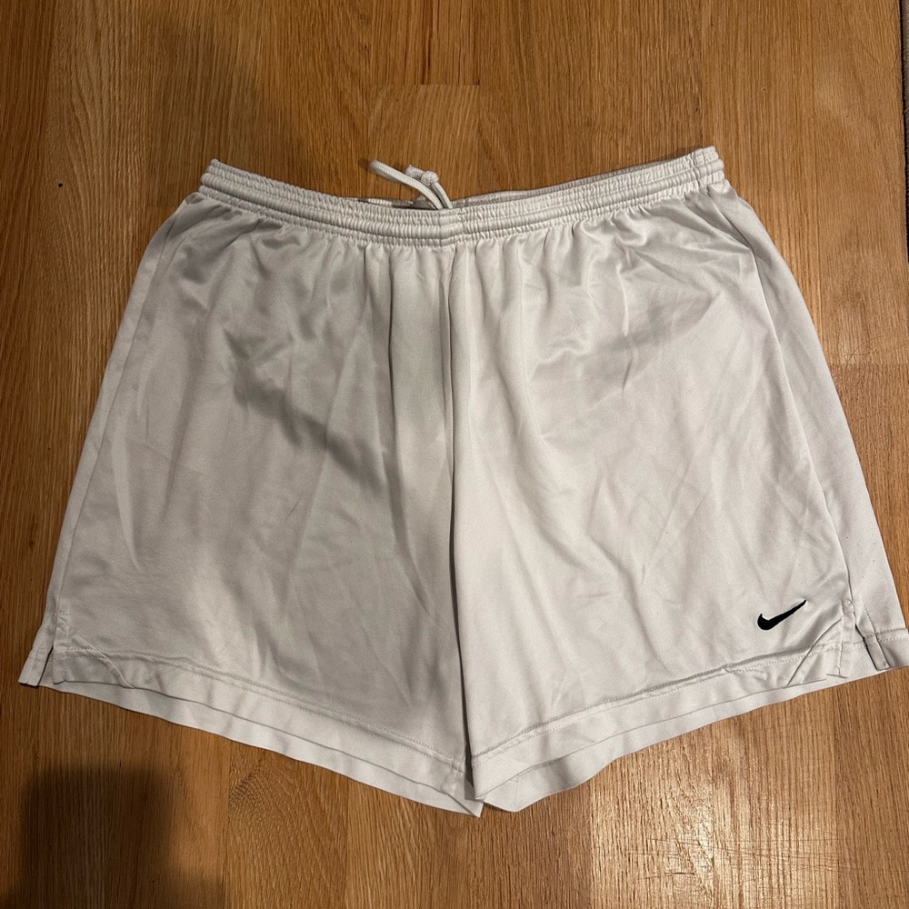 Nike Dri-FIT Soccer White Shorts